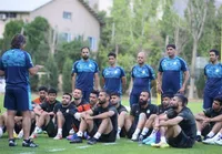 تمرین تنبیهی ساپینتو برای استقلالی‌ها