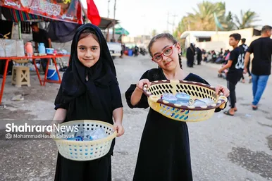 گزارش تصویری | فرشته‌های کوچک مسیر عاشقی