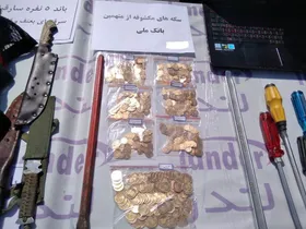 ۵ متهم جدید پرونده سرقت صندوق امانات بانک ملی دستگیر شدند| کشف سکه&zwnj;های سرقتی از مخفیگاه متهمان
