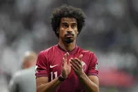 ویدیو گل دوم قطر به ایران در جام ملت‌های آسیا توسط اکرم عفیف (۱۸ بهمن ۱۴۰۲)
