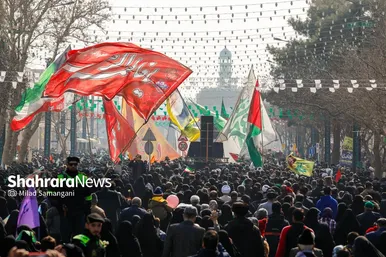 گزارش تصویری | اجتماع عظیم منتظران ظهور در مشهد (۲۶ بهمن ۱۴۰۳)