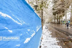 تداوم بارش باران و برف در غرب و جنوب خراسان رضوی (١٩ آبان&zwnj;ماه ١۴٠١)
