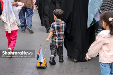 راهپیمایی انزجار مردم مشهد از جنایات رژیم صهیونیستی در لبنان و فلسطین