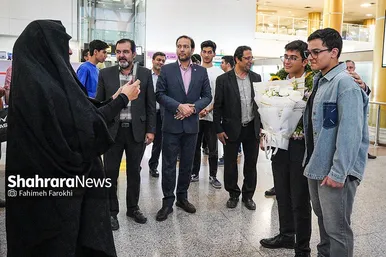 گزارش تصویری | مراسم استقبال از ارشیا میرشمسی، ستاره مشهدی المپیاد جهانی نجوم
