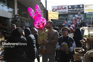 گزارش تصویری | حال و هوای بازار گل و گیاه مشهد در آستانه عید نوروز