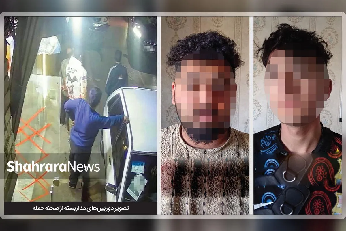 اعترافات ۲ تبعه شرور از بستن راه خودروی لوکس و حمله به راننده جوانش | خواستیم قدرت‌نمایی کنیم!