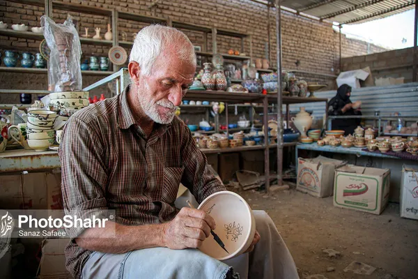 درباره روستای «مِند» گناباد با قدمتی کهن در هنر سفالگری | صدای رسای رُس کویر