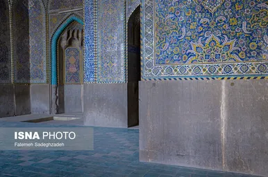 عکس‌هایی از ترک‌های مسجد سید اصفهان