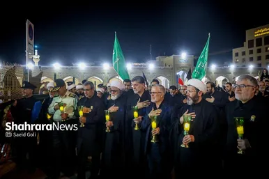 گزارش تصویری | مراسم شام غریبان امام حسین (ع) در مشهدمقدس (۴ تیر ۱۴۰۵)