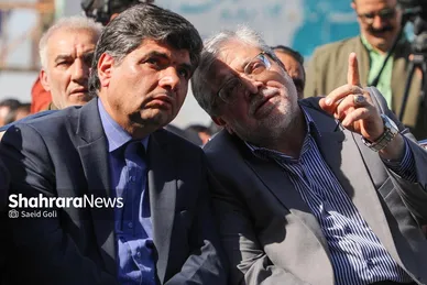 گزارش تصویری | آیین بهره‌برداری از پل بتنی زرکش و فاز اول کندرو بزرگراه پیامبراعظم(ص) مشهد