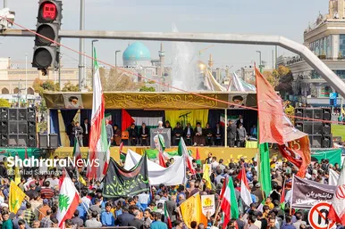 گزارش تصویری | راهپیمایی ۱۳ آبان ۱۴۰۳ در مشهد