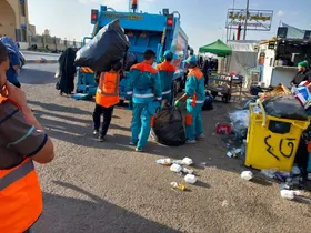 جمع&zwnj;آوری بیش از هزار تُن زباله توسط پاکبانان مشهدی