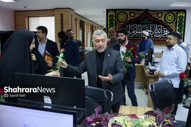 گزارش تصویری | بازدید مدیران استانی و شهری از روزنامه شهرآرا به مناسبت روز خبرنگار - ۲
