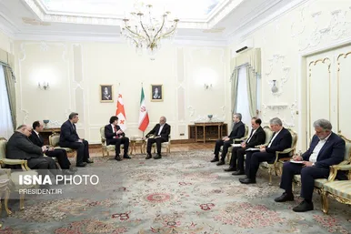 عکس‌هایی از دیدارهای مهمانان مراسم تحلیف با رئیس جمهور