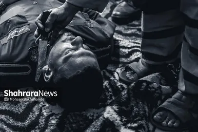 گزارش تصویری | بازسازی صحنه قتل در خیابان نامجو مشهد