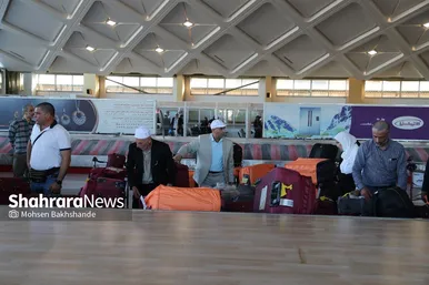 بازگشت اولین کاروان حجاج خراسانی