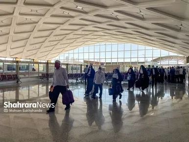 بازگشت اولین کاروان حجاج خراسانی