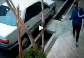 لحظه تکان&zwnj;دهنده خفتگیری از یک پسر جوان در تهران&zwnj;پارس + فیلم