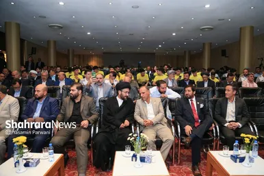 مراسم بدرقه تیم ملی فوتسال افغانستان در مشهد با حضور خداداد عزیزی