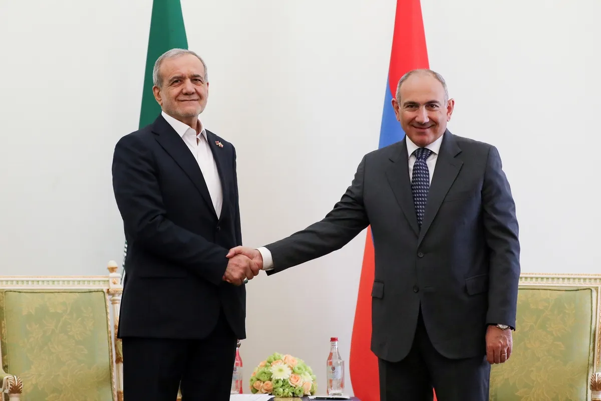 نشست خبری رئیس جمهور ایران و نخست وزیر ارمنستان برگزار شد (۲۸ مرداد ۱۴۰۴)