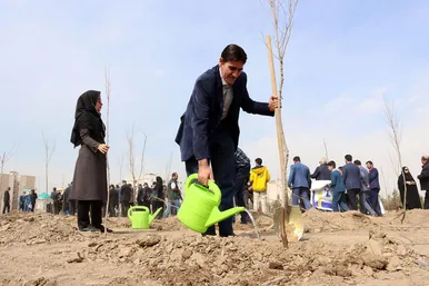 مراسم روز درختکاری در مشهد 