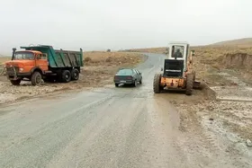 بازگشایی راه&zwnj;های روستایی سیل&zwnj;زده در خراسان شمالی (۲۳ تیر ۱۴۰۳)