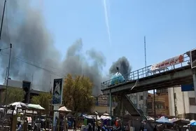 آتش&zwnj;سوزی گسترده در بغداد (۲۶ تیر ۱۴۰۳)