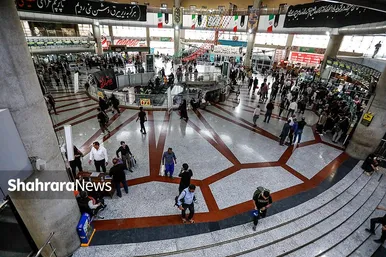 گزارش تصویری | موج بازگشت زائران از مشهد در پایانه مسافربری امام رضا(ع)