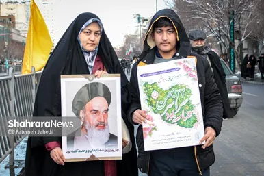گزارش تصویری | حضور دهه‌هشتادی‌ها و دهه‌نودی‌ها در راهپیمایی ۲۲بهمن ۱۴۰۳ در مشهد