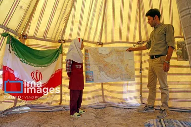 ایران زیباست | تحصیل در چادرهای عشایری
