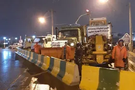 آماده باش شهرداری مشهد برای برف و سرمای امشب (۹ اسفند ۱۴۰۲)