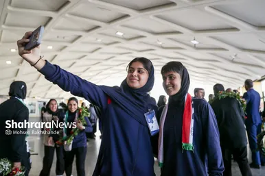 گزارش تصویری | استقبال از تیم ملی فوتبال بانوان ایران در مشهد