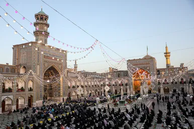 مراسم ترتیل‌خوانی قرآن کریم در حرم مطهر رضوی