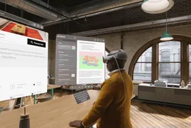 درباره ویژگی &laquo;جستجوی بصری&raquo; هدست اپل ویژن پرو که با آن می&zwnj;توان متن چاپ&zwnj;شده را کپی یا ترجمه کرد