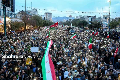استقبال و تشییع پیکر مطهر شهدای حادثه تروریستی حرم شاهچراغ در مشهد