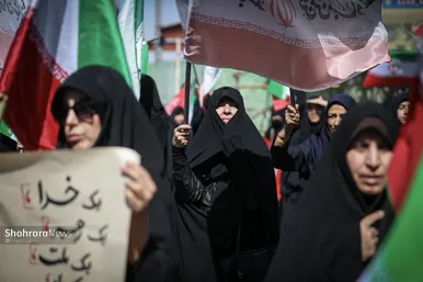 گزارش تصویری | تجمع دانشجویان انقلابی در مشهد