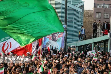 تشییع پیکر شهید مدافع امنیت «حسن براتی» در مشهد