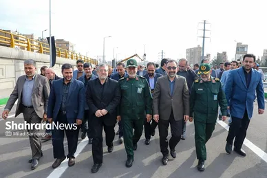 آیین بهره‌برداری از تقاطع چهارسطحی آزادگان مشهد