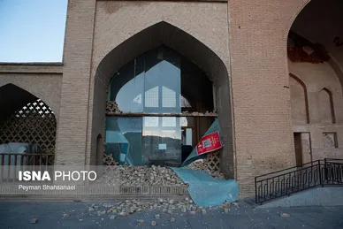 عکس| آسیب به باغ موزه چهلستون اصفهان در تجاوز آمریکا و رژیم صهیونیستی