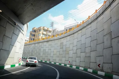 افتتاح پروژه دوربرگردان زیرگذرآزادی-جانباز 