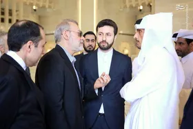 علی لاریجانی با وزیر خارجه قطر دیدار کرد (۲۲ بهمن ۱۴۰۴) + عکس