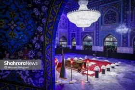 گزارش تصویری | مزار مطهر رهبر شهید انقلاب اسلامی در رواق دارالذکر حرم مطهر رضوی