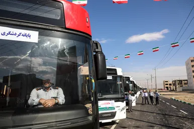 رونمایی از ۲۹ دستگاه اتوبوس جدید و بازگشایی محور شهیدمحبی و بهسازی محور رسالت