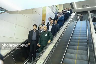 مراسم بهره‌برداری از دسترسی اصلی ایستگاه الندشت
