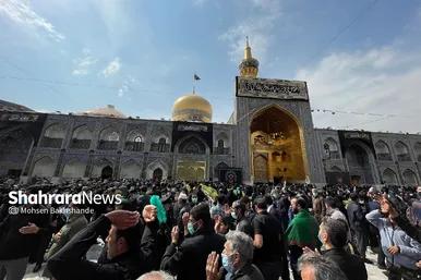 عزاداری روز شهادت امام رضا علیه اسلام در مشهد