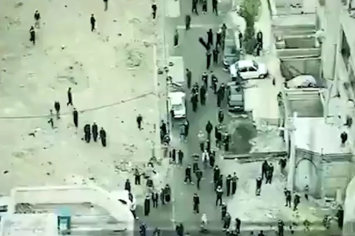 ویدئو | رصد پهپادی اغتشاشگران کرمانشاه
