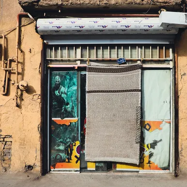 نشسته‌ام به در نگاه می‌کنم
