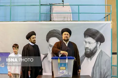 عکس‌هایی از حضور چهره‌های سیاسی پای صندوق‌های رأی