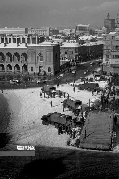 عکس‌هایی از برف سال ۱۳۴۲