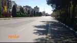 گزارش تصویری از خیابان های خلوت مشهد در روز طبیعت